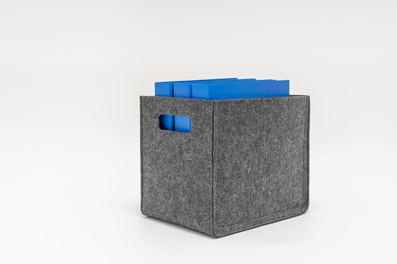 Cesta de fieltro