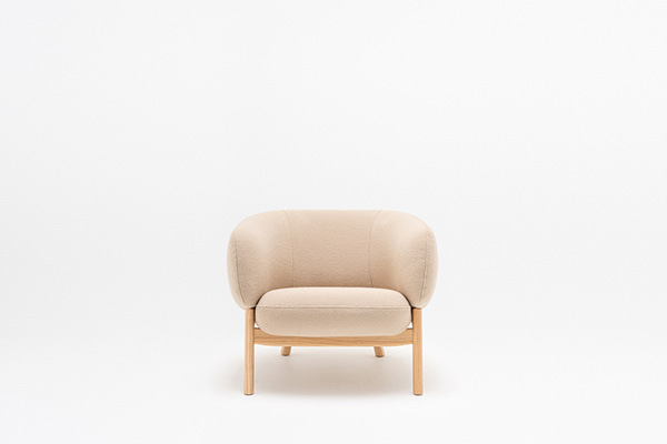 Grand Grace sillón con base de madera