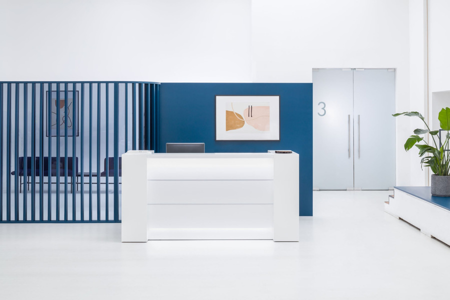Valde mostrador de recepción modular